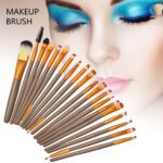 An open MTDXILTAI All-in-One 58-piece Black Makeup Kit showcasing eyeshadow palettes, lip glosses, brushes, and foundation.